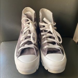 Chuck Taylor platform converse. Super comfy and fashionable.